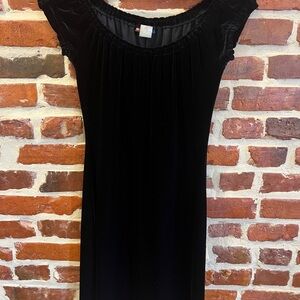 Pandora Black Velvet Mini Dress